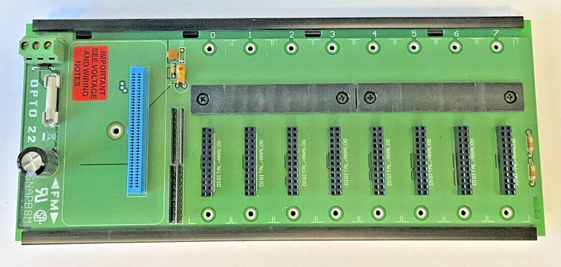 OPTO 22 SNAPB8M MODULE RACK CHASSIS SNAP-B8M0