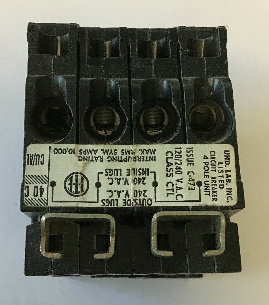 ITE Q24020 CIRCUIT BREAKER 120/240VAC 2POLE 4