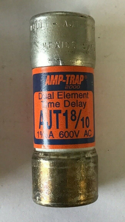 GOULD SHAWMUT AJT1-8/10 AMP-TRAP 2000 1 8/10A 600V ***LOTOF10***1