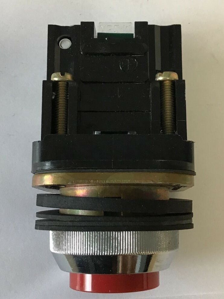 TELEMECANIQUE XB2.ML402 PUSH BUTTON BLACK 600VAC/DC HEAVY DUTY4