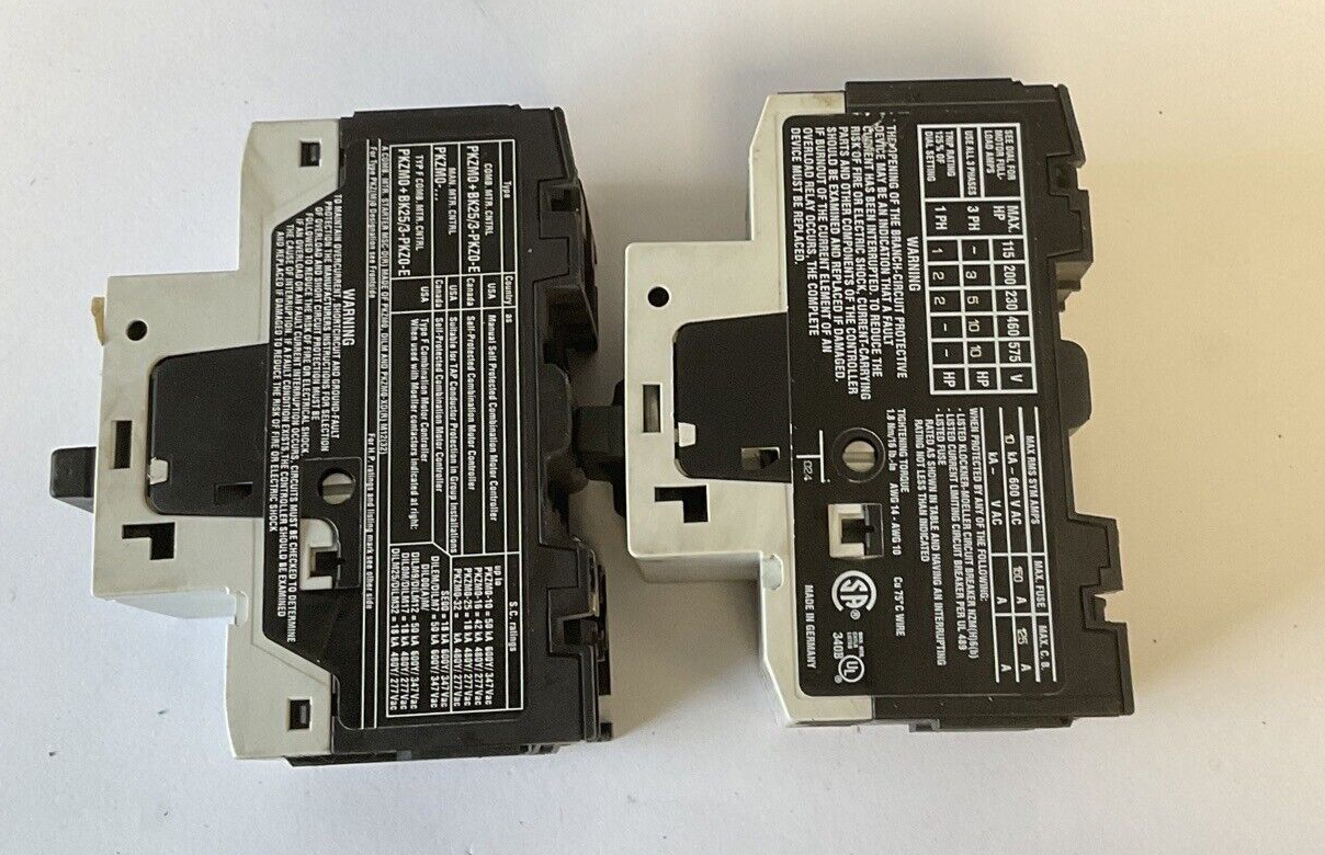 MOELLER PKZM0-16 MOTOR CIRCUIT BREAKER SER2&4 16A ***LOTOF2***7
