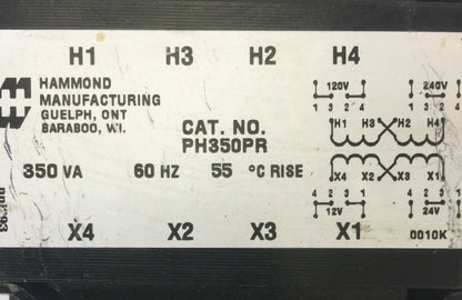 HAMMOND PH350PR TRANSFORMER 350 VA 1