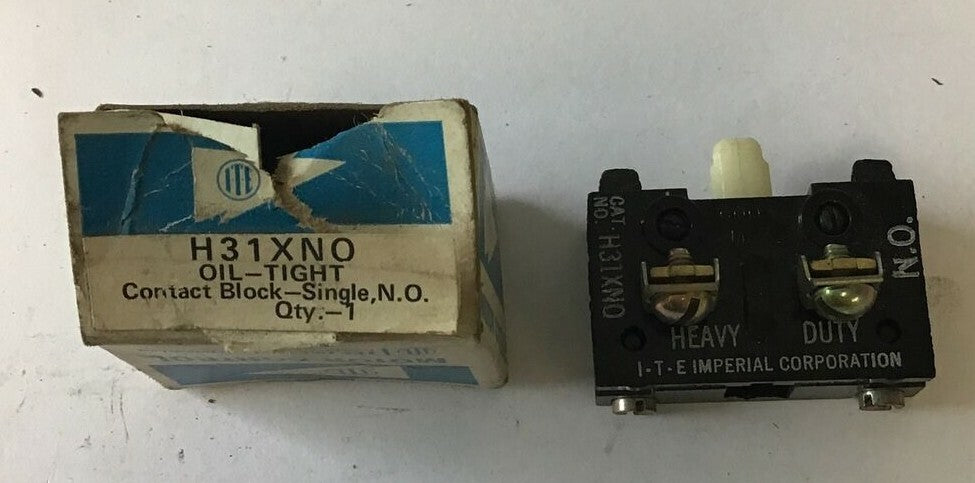 ITE H31XNO CONTACT BLOCK-SINGLE OIL-TIGHT 600V 0