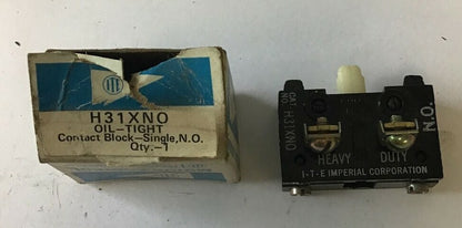 ITE H31XNO CONTACT BLOCK-SINGLE OIL-TIGHT 600V 0