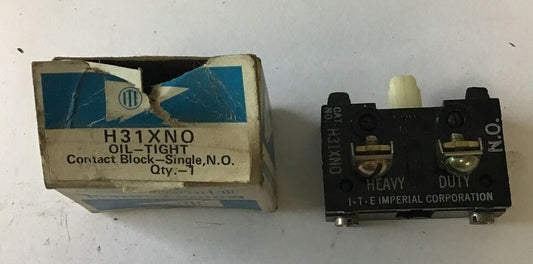 ITE H31XNO CONTACT BLOCK-SINGLE OIL-TIGHT 600V 0