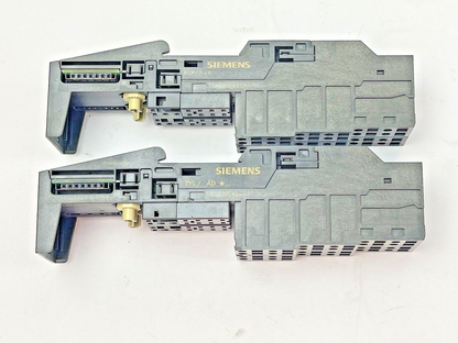 SIEMENS *LOT OF 2* 6ES7 193-4CF50-0AA0 SIMATIC S7 TM-E30C46-A1 TERMINAL MODULES1