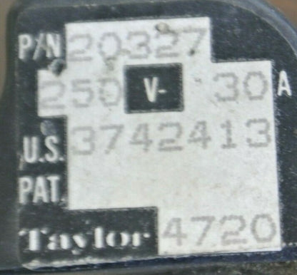 ALLEN-BRADLEY / TAYLOR 1491-N122 / 40023-408-02 / 20327 FUSE HOLDER / 30A / 250V3