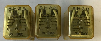 IDEC RH2B-U RELAY DC24V 10A 30VDC 240VAC***LOTOF3***0