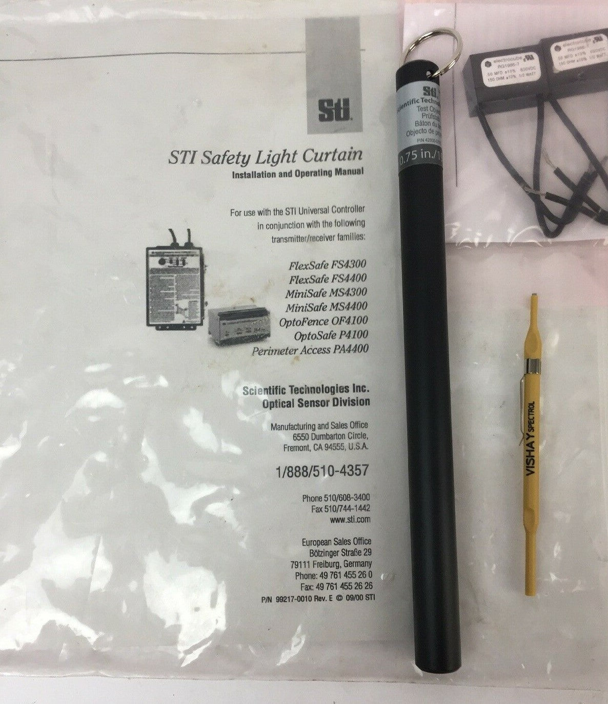 STI 99121-0010 43127-0010 28495-0010 CONTROLLER LIGHT CURTAIN INSTALLATION KIT0