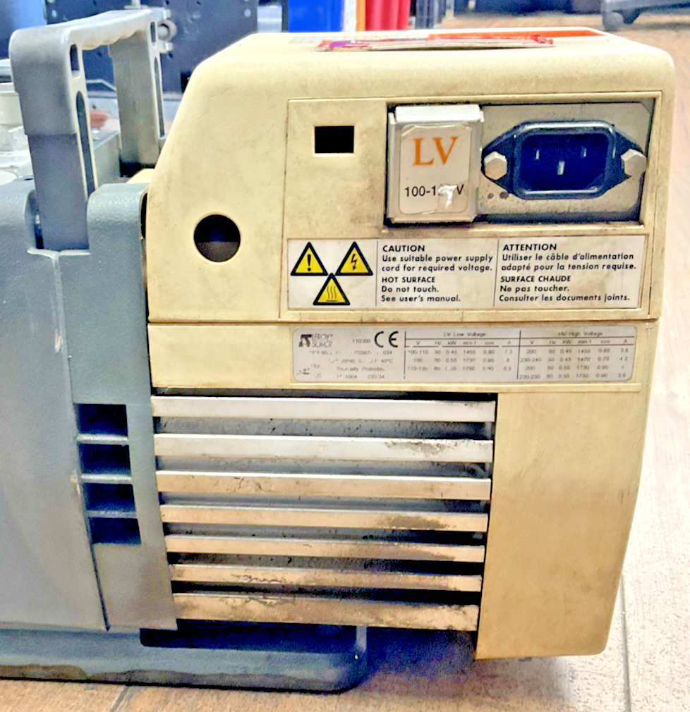 ALCATEL/ LEROY SOMER 2021.1 VACUUM PUMP AM686776 100-120VAC6