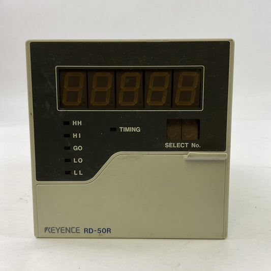 KEYENCE RD-50R ANALOG SENSOR CONTROLLER 24VDC0