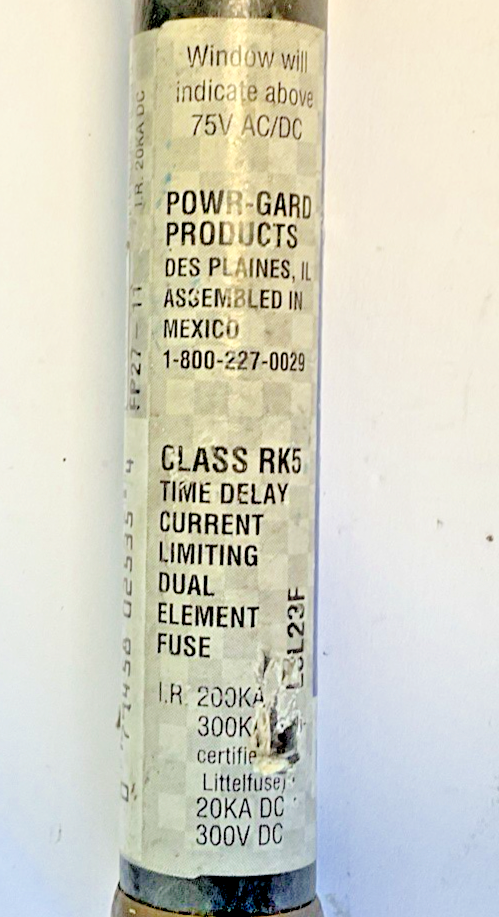 LITTELFUSE FLSR 12 ID INDICATOR FUSE 75-600VAC 12A ***LOTOF3***4