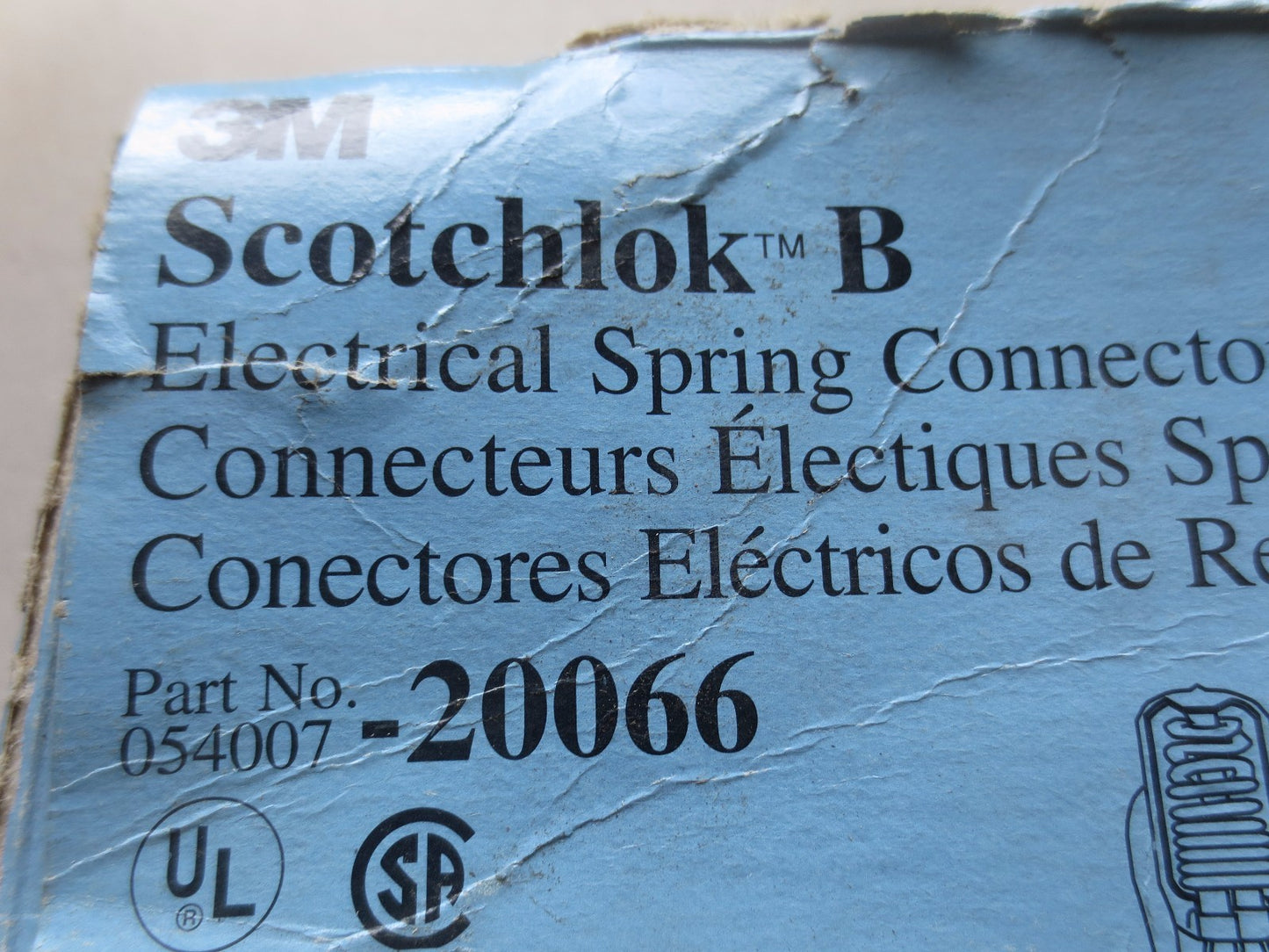 3M SCOTCHLOK B - 20066 SPRING CONNECTORS - NEW SURPLUS - LOT of 441