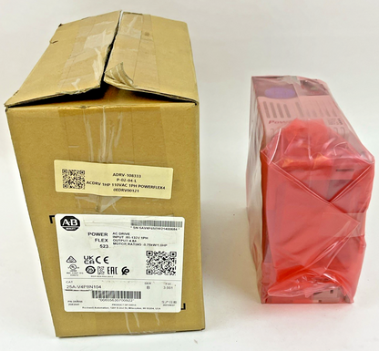 ALLEN BRADLEY 25A-V4P8N104 AC DRIVE 132V 1PH SER.B 1HP FW:3.001 4.8A0