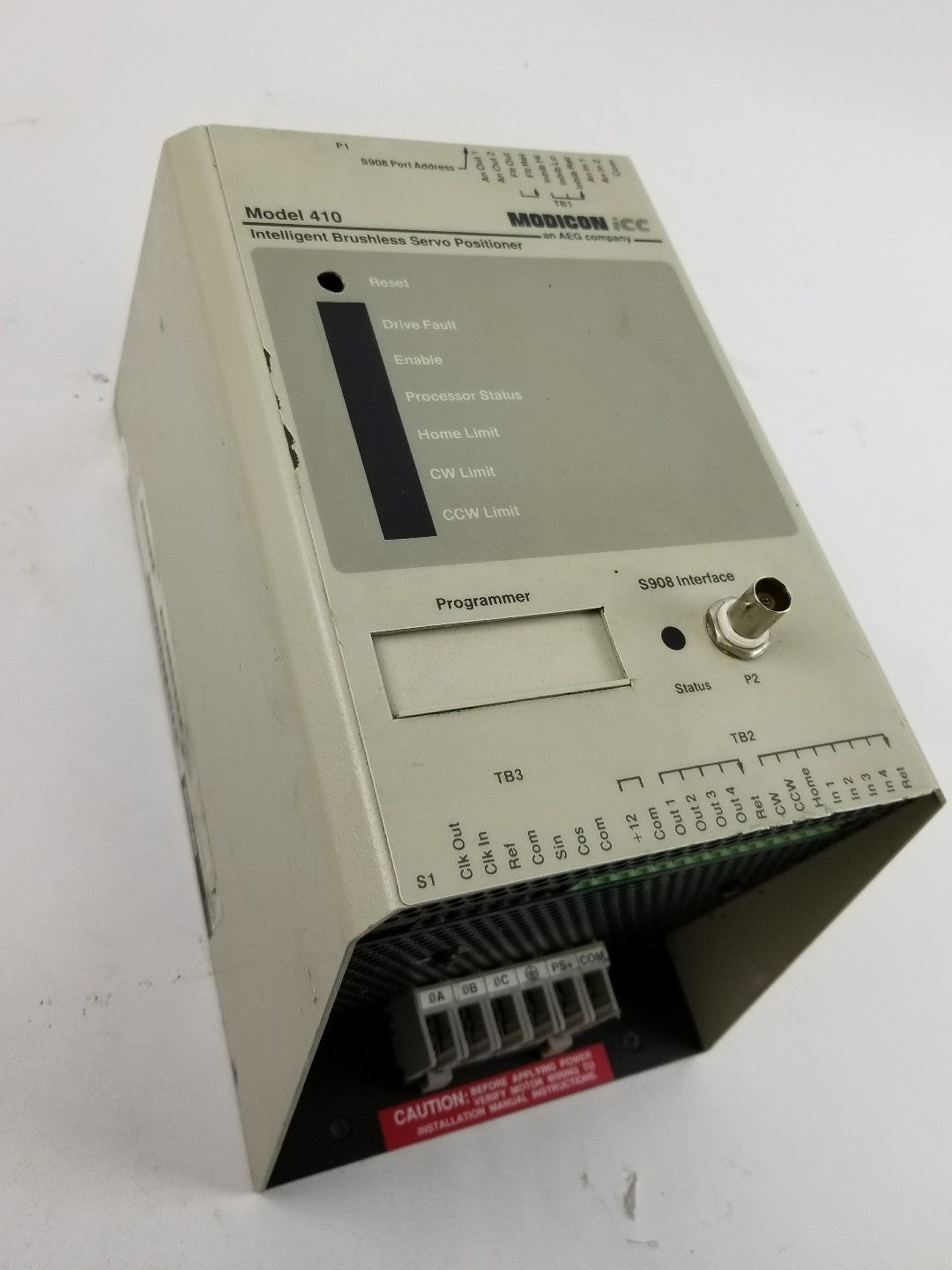 Modicon AEG 410 Servo Positioner 110-282 S908 SERIES0