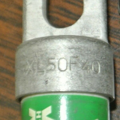 BRUSH XL50F40 TYPE XL SEMICONDUCTOR FUSE / 40A / 500V / NEW SURPLUS1