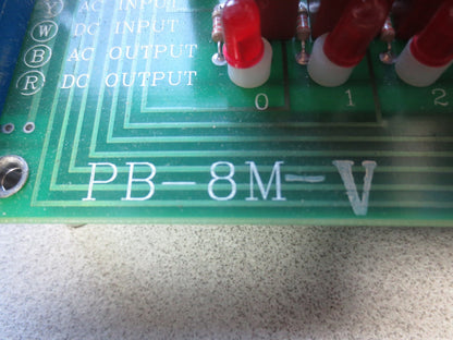 CROUZET PB-8M-V DIGITAL I/O MODULE / CIRCUIT BOARD - MINI, 8-POS.1