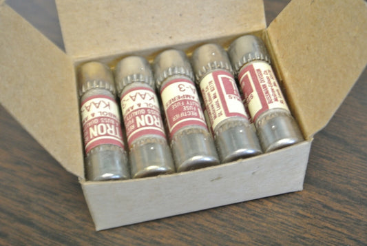 BOX of 10 / BUSSMANN / TRON KAA3 RECTIFIER FUSE / 3A / NEW SURPLUS0