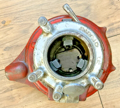 RIDGID 65-R  PIPE THREADER RECEDING PADDLE DIE HEAD 1"-2" W/ HANDLE0