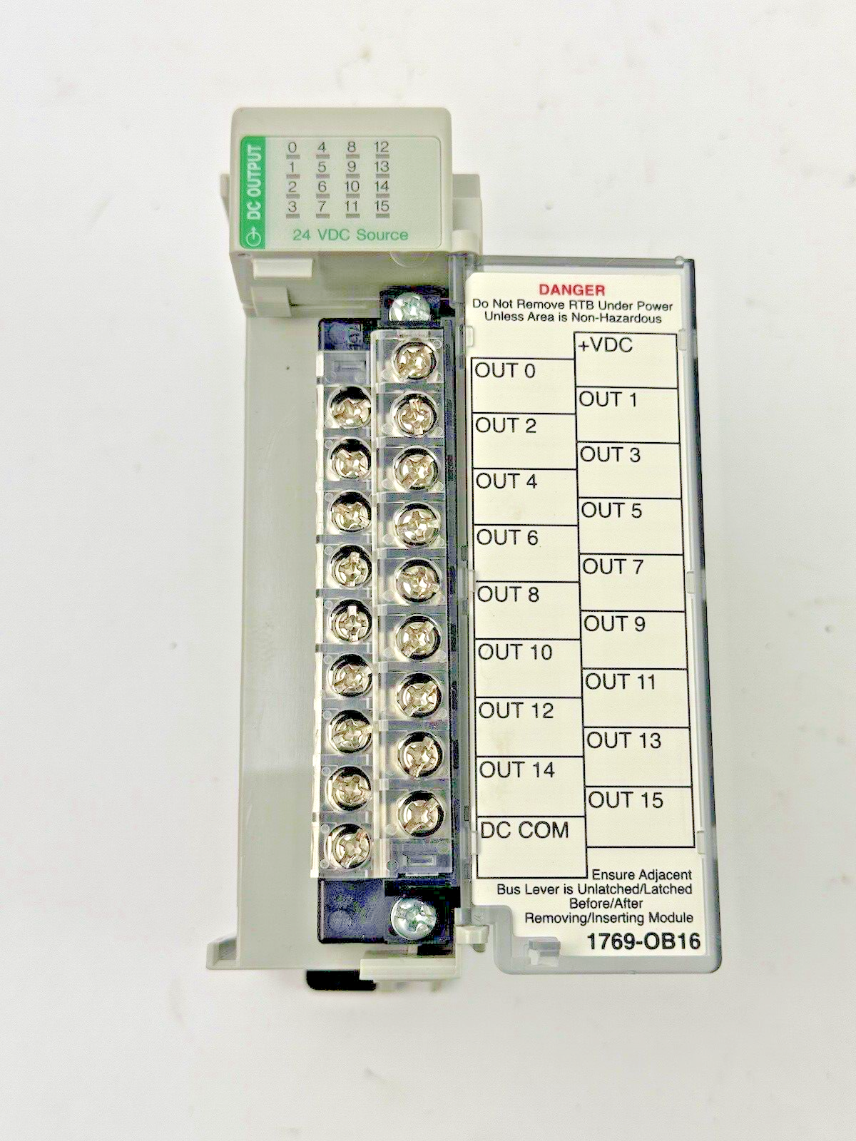 ALLEN-BRADLEY - 1769-OB16 SER. B, F/W REV 3.1, DIR/VER 10000550528/03 - 16 PT.6