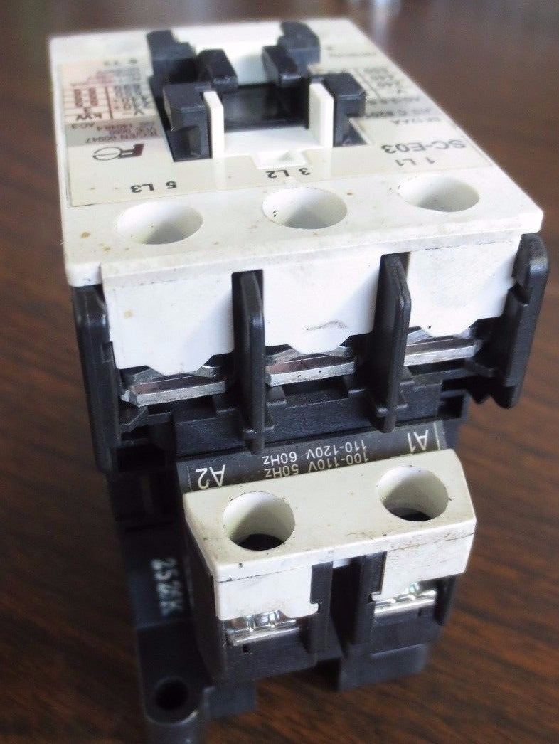 FUJI SC-E03 CONTACTOR w/ SZ-A11/T AUXILIARY CONTACT4