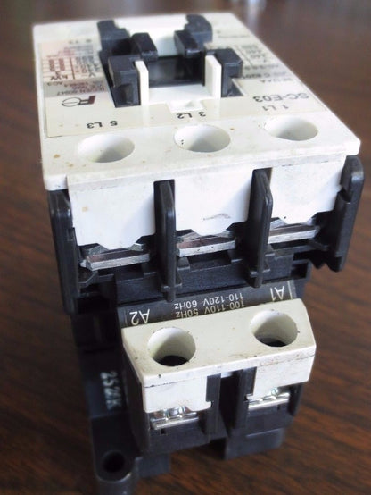 FUJI SC-E03 CONTACTOR w/ SZ-A11/T AUXILIARY CONTACT4