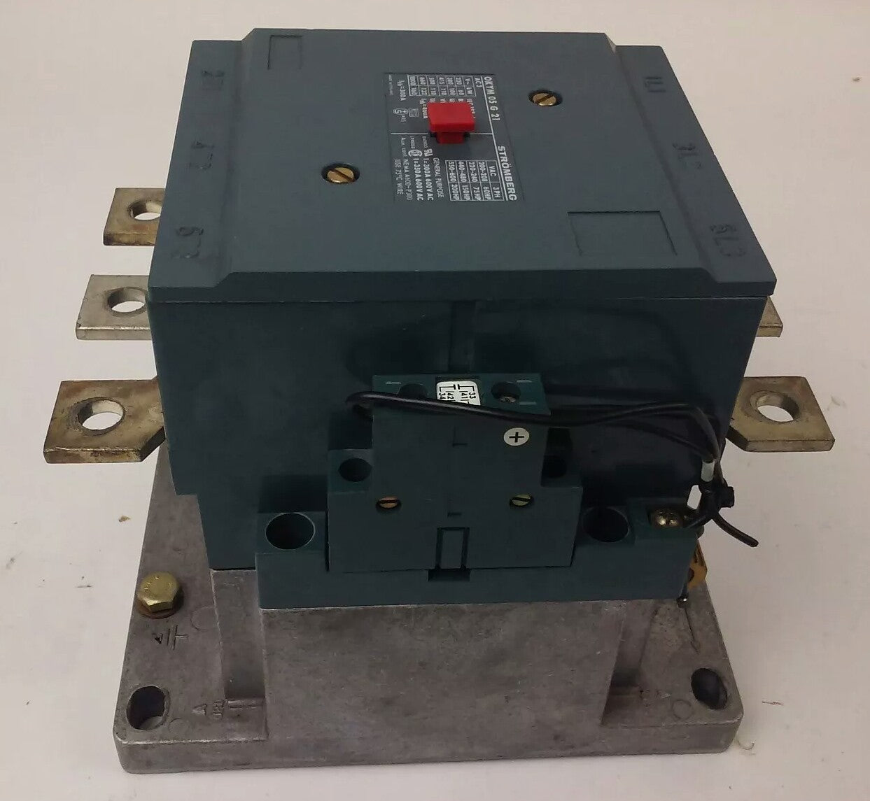 STROMBERG OKYM-05G21, CONTACTOR, 3PH, 600V, 200HP, 350A, 160KW, 125V COIL, USED2