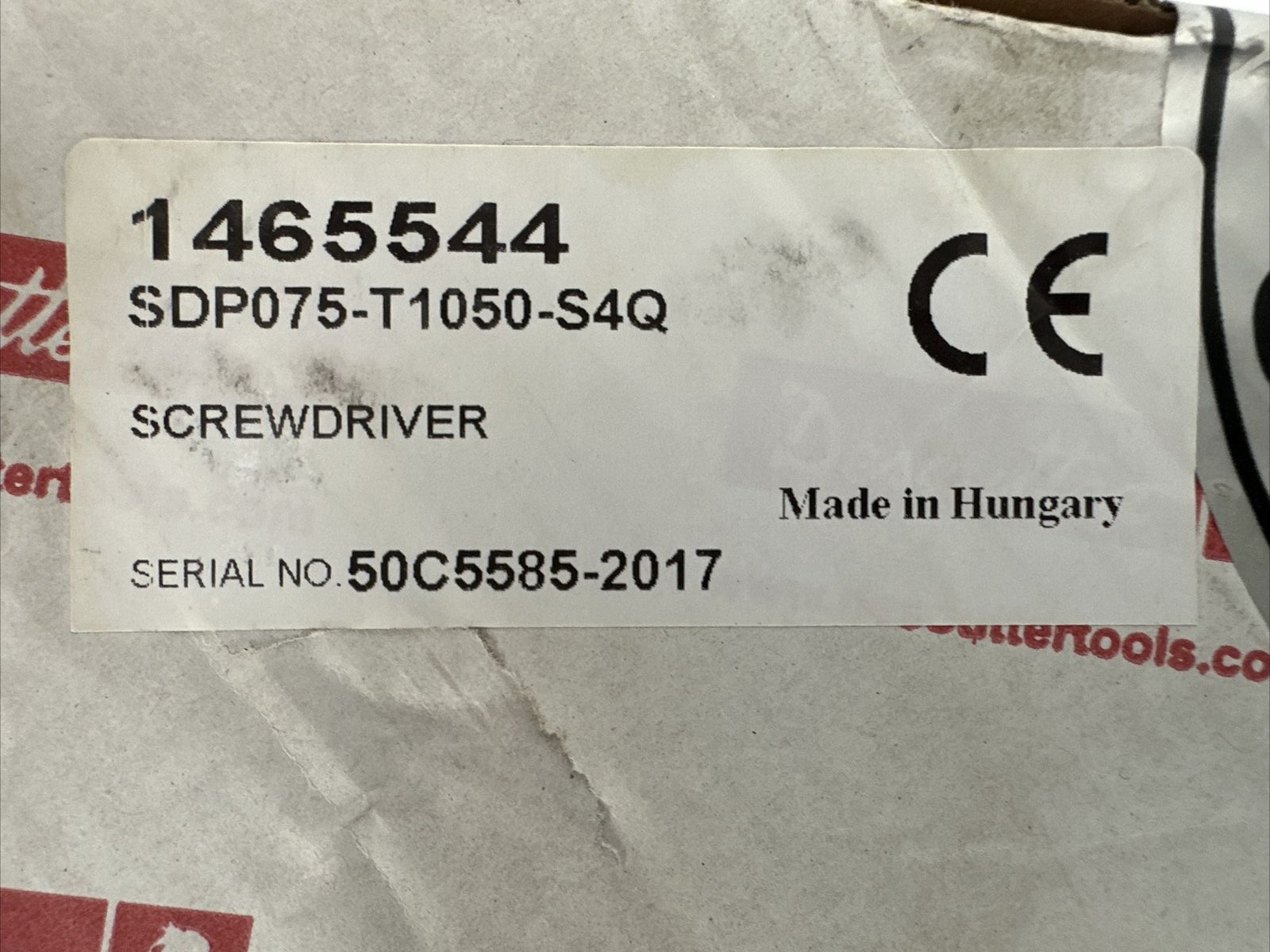 DESOUTTER 1465544 SDP075-T1050-S4Q PISTOL GRIP SCREWDRIVER0