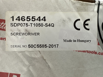 DESOUTTER 1465544 SDP075-T1050-S4Q PISTOL GRIP SCREWDRIVER0