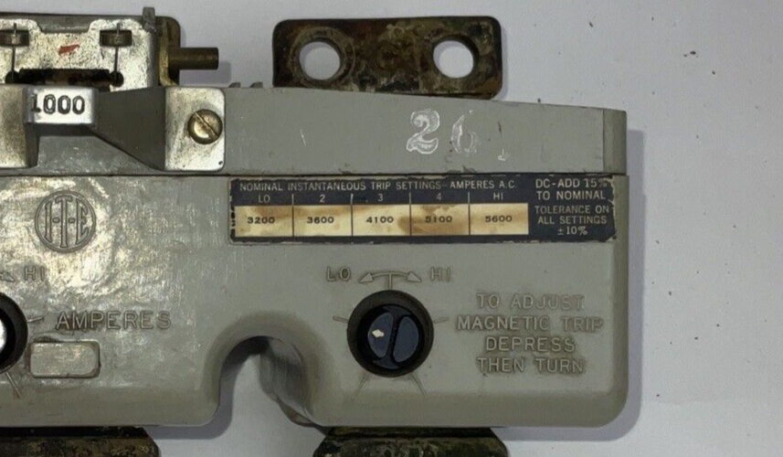 ITE HM3-T100 CIRCUIT BREAKER TRIP UNIT 1000A ET-80762