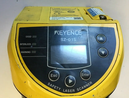 KEYENCE SZ-01S SAFETY LASER SCANNER 24VDC 9.5W ***PARTS***2