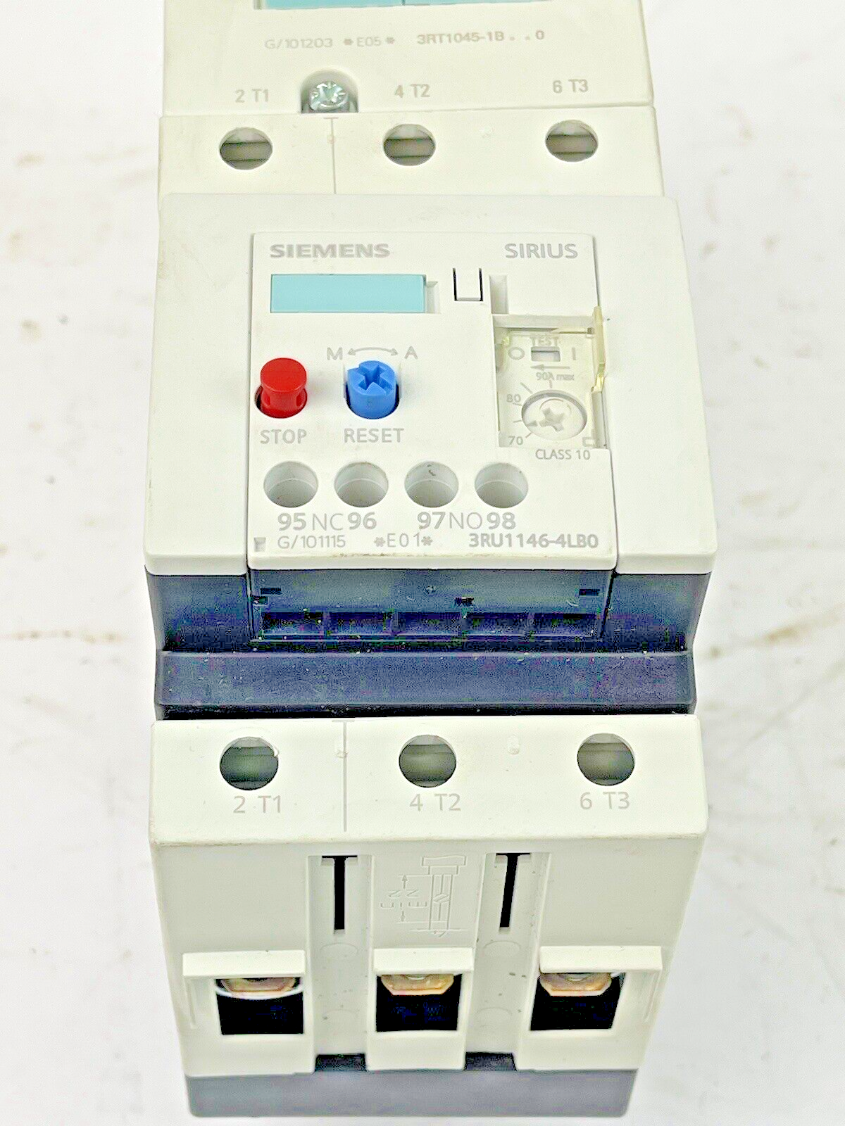 SIEMENS - 3RT1045-1BB40 & 3RU1146-4LB0 & 3RH1921-1CA10 (X2) & 3RT1936-1ER003