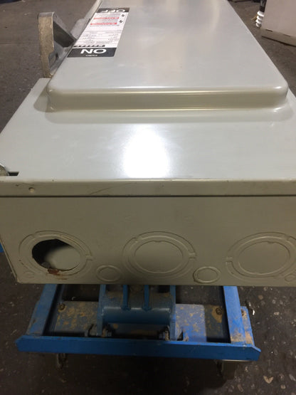 MURRAY GU324 SAFETY SWITCH 240 VAC 250 VDC 200 AMP 60 MAX HP 3 PHASE TYPE 13