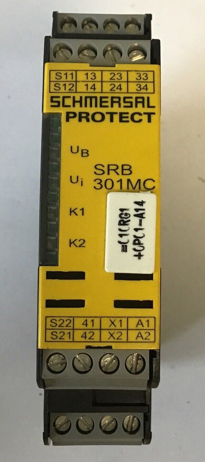 SCHMERSAL SRB301MC-24V SAFETY RELAY 24VDC/VAC 3