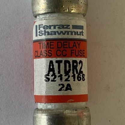 FERRAZ SHAWMUT ATD2R2 FUSE 2A 600VAC CLAS CC****LOTOF6****1
