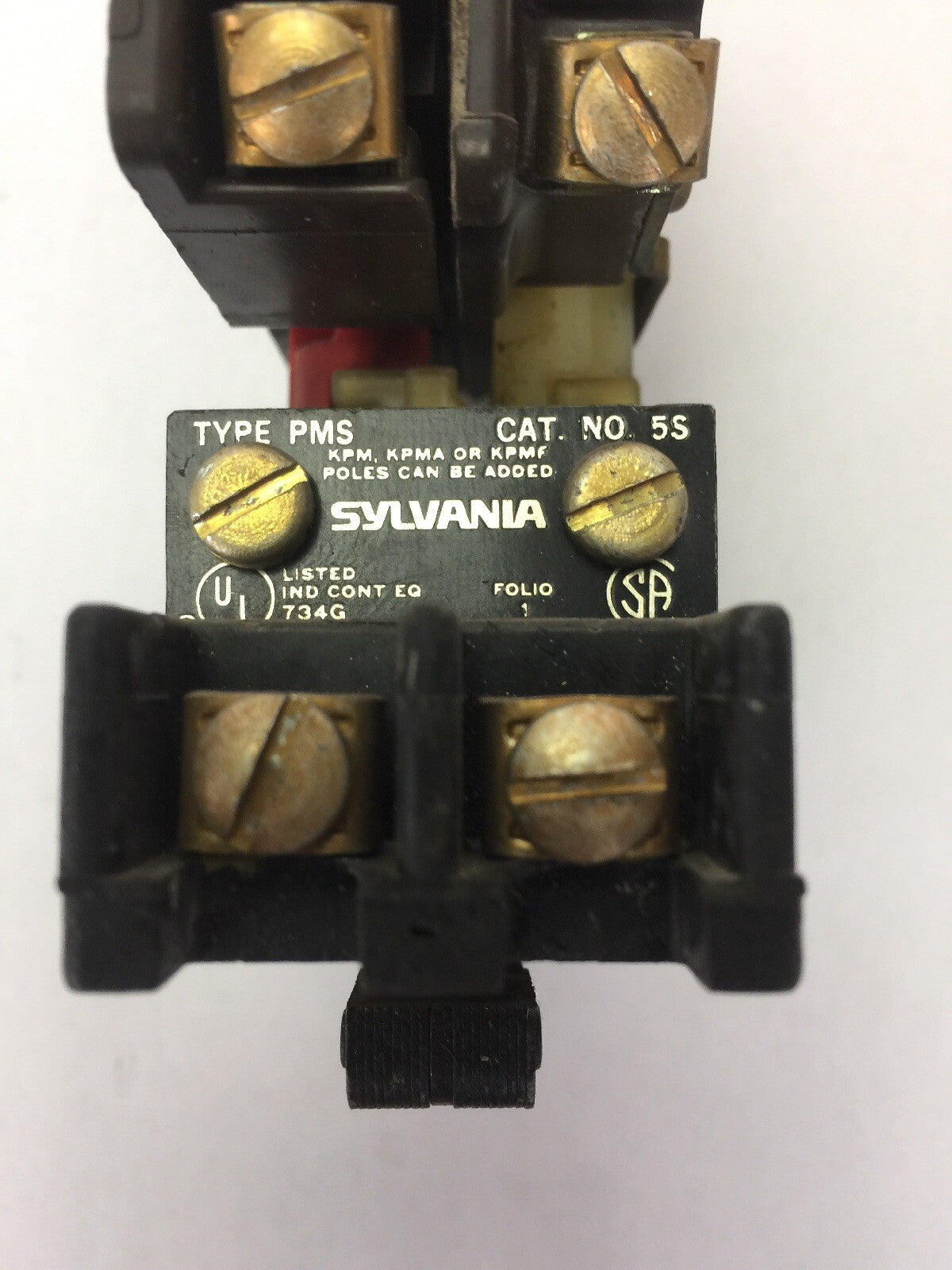 SYLVANIA PMS 6S SLIM JIM RELAY TB139-1 COIL 110-120V 60HZ 110V 50HZ1