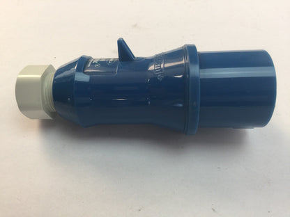 HUBBELL SP320P6 PLUG SPLASHPROOF EIC 309 PIN & SLEEVE 20A 250VAC 2 POLE 3 WIRE 5