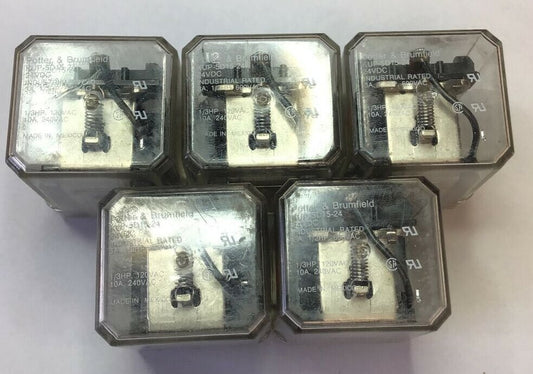 POTTER & BRUMFIELD KUP-5D15-24 RELAY 24VDC 600VAC 3A 1/2HP ***LOTOF5***0