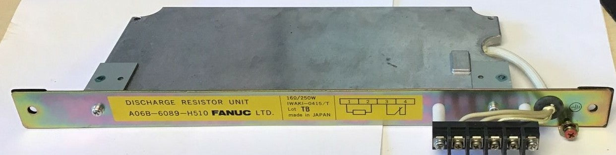 FANUC A06B-6089-H510 DISCHARGE RESISTOR UNIT 250W 1