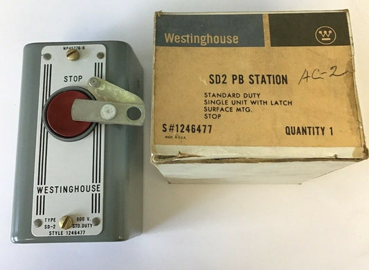 WESTINGHOUSE SD-2 PB W/LATCH 600V PUSHBUTTON0
