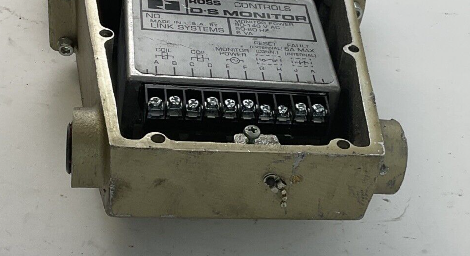 ROSS 3573B4143 DOUBLE VALVE 2-8.5BAR  D-S MONITOR 140VAC 26WATT5