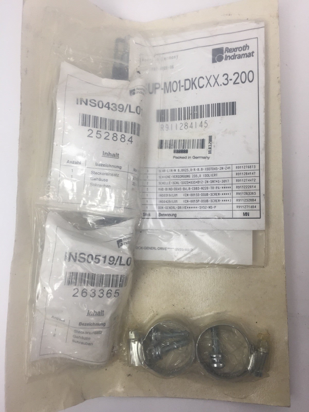 REXROTH INDRAMAT SUP-M01-DKCXX.3-200 SERVICE KIT0
