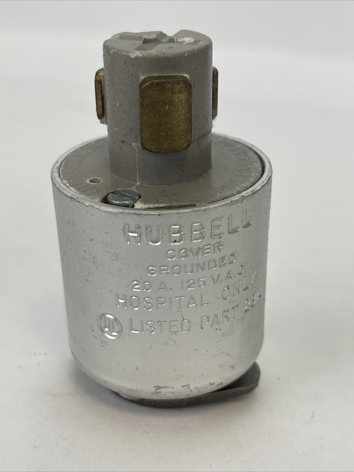 HUBBELL 23004-HG HOSPITAL HUBBELLOCK GROUNDING PLUG 20A 125VAC CORD GRIP RANGE5