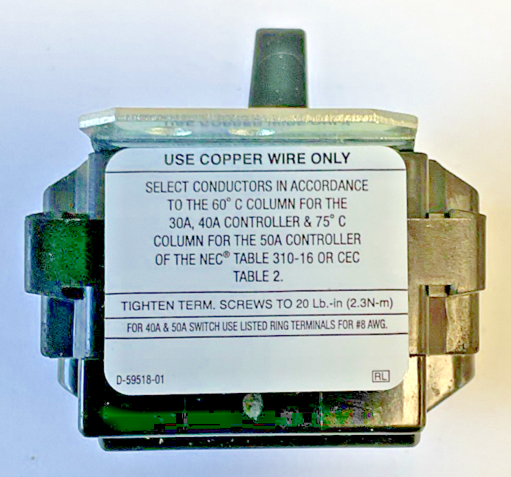 HUBBELL HBL7810D MANUAL MOTOR DISCONNECT 3POLE 3WIRE 30A 600VAC2