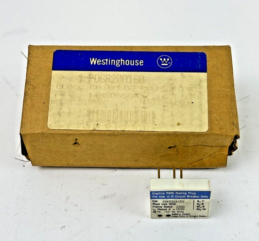 WESTINGHOUSE / CUTLER-HAMMER - PD6R20A160 -  DIGITRIP RMS RATING PLUG - 1600 AMP0