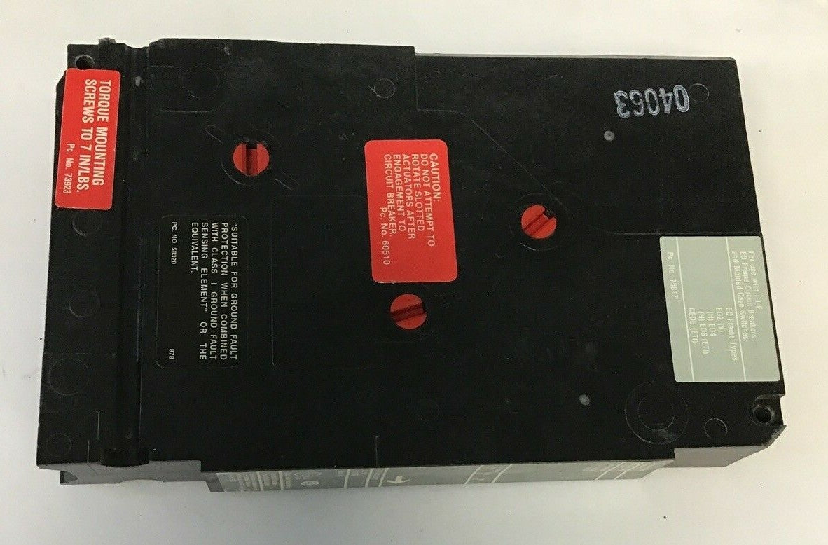 ITE SHUNT TRIP S11ED60 0.5A 125V FREQ.DC 2