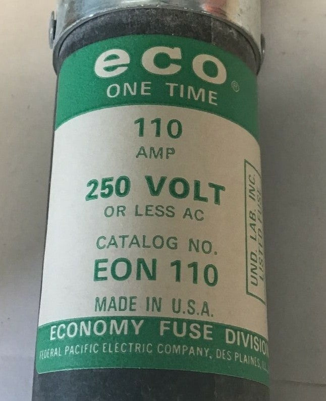 ECONOMY EON 110 FUSE ECO ONE TIME 250V 110A 3