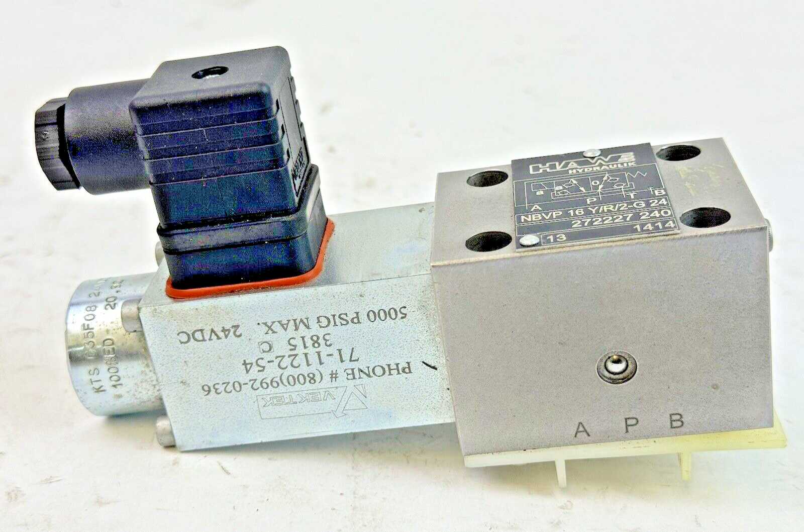 HAWE HYDRAULIK - NBVP 16 Y/R/2-G24 -DIRECTIONAL SEATED VALVE- VEKTEK 71-1122-542