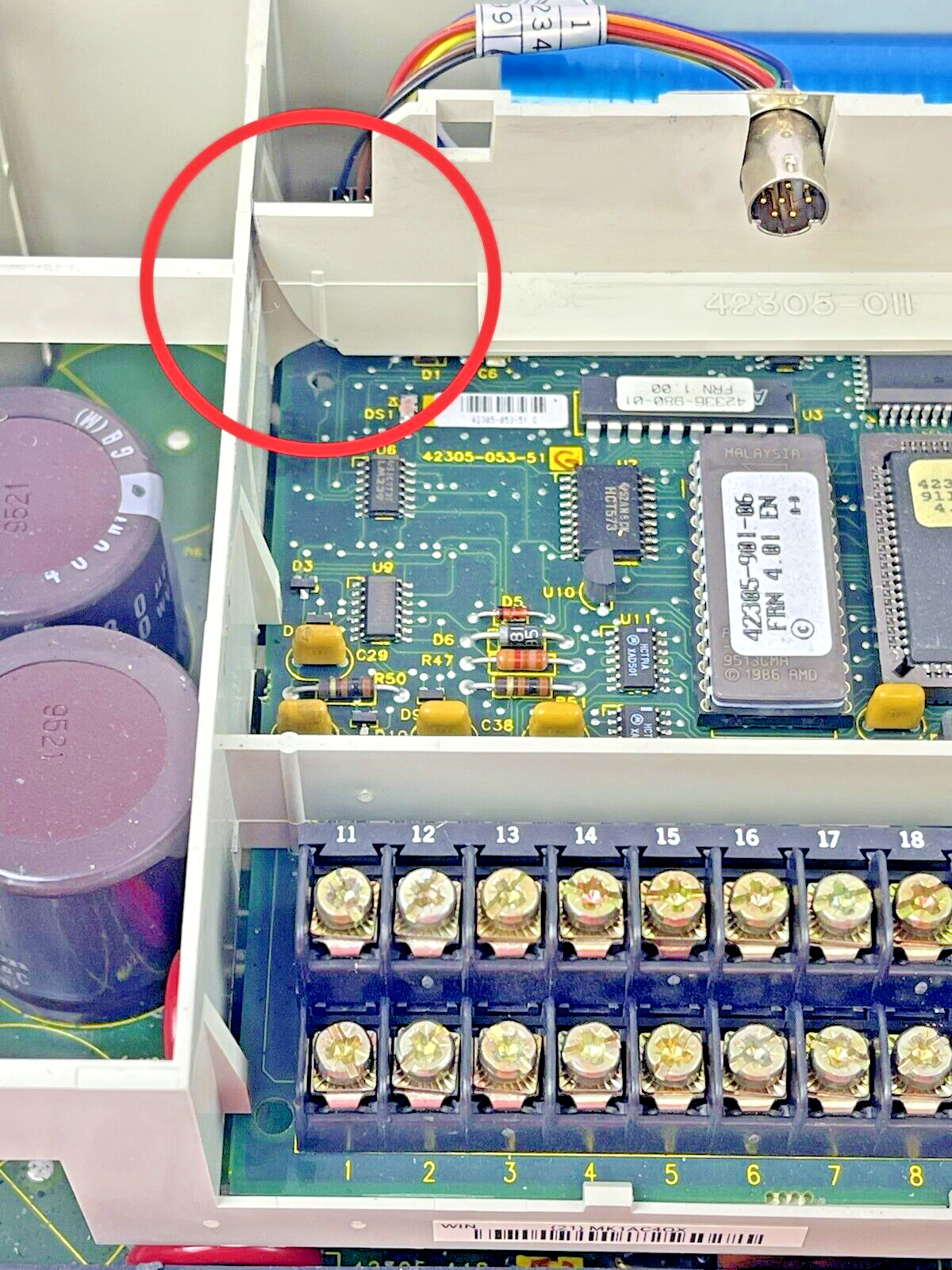 ALLEN BRADLEY - 1305-BA02A SER. A - AC VARIABLE SPEED DRIVE -380-460V,1.6A,.75HP6