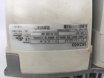 EMERSON SK2403 INVERTER 480V4